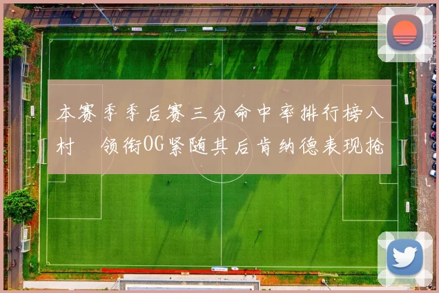 本赛季季后赛三分命中率排行榜八村塁领衔OG紧随其后肯纳德表现抢眼
