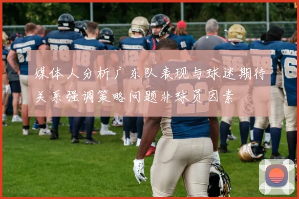 媒体人分析广东队表现与球迷期待关系强调策略问题非球员因素